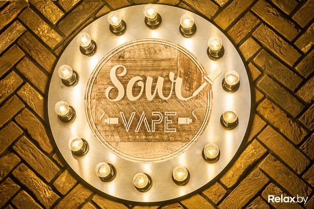 Интерьерная вывеска для бара «Sour Vape» 